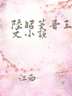 陆昭菱晋王的全文小说