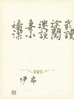 娇妻迷途武勇丁洁小说阅读