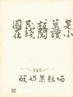 国民校草是女生在线阅读小说