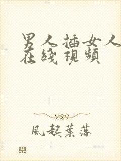 男人插女人下面在线视频