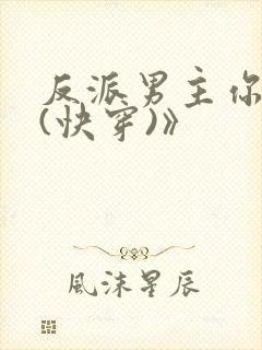 反派男主你好坏(快穿)》