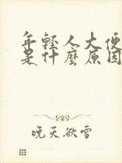 年轻人大便很臭是什么原因