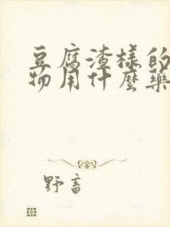 豆腐渣样的分泌物用什么药