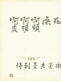 啊啊啊操死我好爽视频