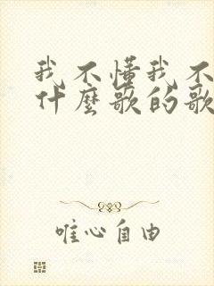 我不懂我不能是什么歌的歌词