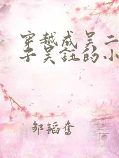 穿越成吴二白儿子吴钰的小说