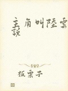 主角叫陆云的小说