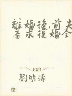 离婚后,前夫哭着求复婚全本小说下载