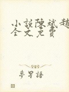 小说陈斌赵心媚全文免费