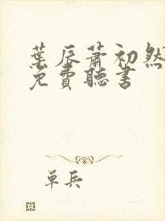 叶辰萧初然最新免费听书