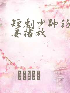短剧少帅的冷情妻播放