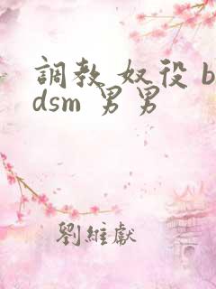 调教 奴役 bdsm 男男