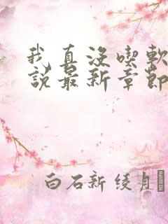 我真没吃软饭小说最新章节免费阅读全文