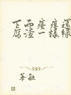 下面瘙痒还有豆腐渣一样绿色的分泌物