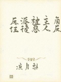 反派被主角们抓住后恶人反派自有主