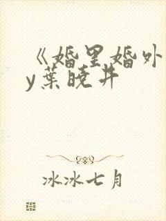 《婚里婚外》by叶晓井