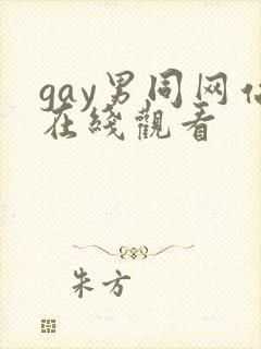 gay男同网站在线观看
