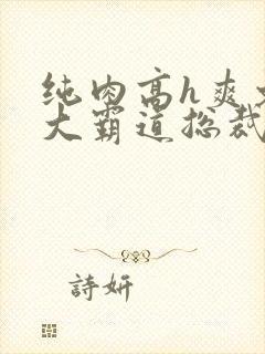 纯肉高h爽文粗大霸道总裁