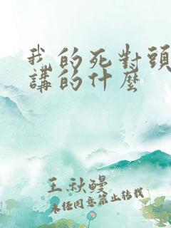 我的死对头小说讲的什么