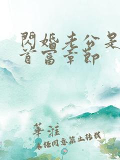 闪婚老公是千亿首富章节