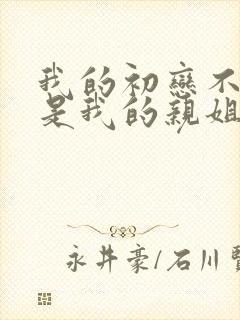 我的初恋不可能是我的亲姐姐 动漫免费观看