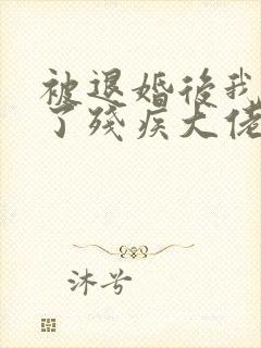 被退婚后我嫁给了残疾大佬