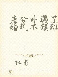 老公外遇了要离婚我不想离婚怎么办