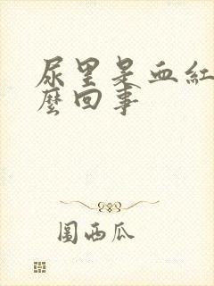 尿里是血红色怎么回事