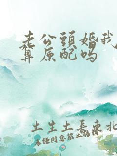 老公头婚我二婚算原配吗