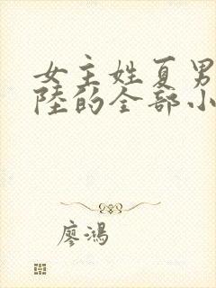 女主姓夏男主姓陆的全部小说