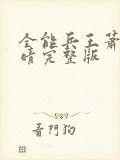 全能兵王萧晨苏晴完整版