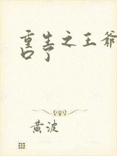 重生之王爷太重口了