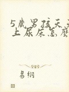 5岁男孩天天晚上尿床怎么办