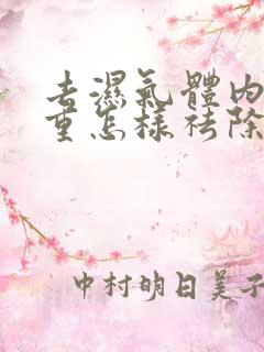 去湿气体内湿气重怎样祛除