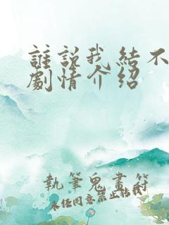 谁说我结不了婚剧情介绍