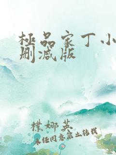 极品家丁小说未删减版