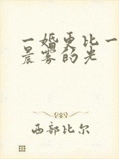 一婚更比一婚高晨雾的光