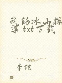 我的冰山总裁老婆 txt下载
