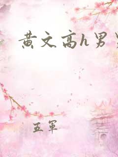 黄文高h男男