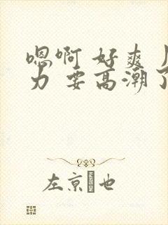 嗯啊 好爽 用力 要高潮了