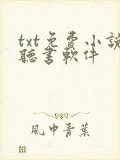 txt免费小说听书软件
