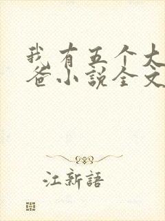 我有五个大佬爸爸小说全文