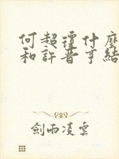 何超琼什么时候和许晋亨结婚