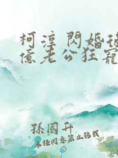 柯淳 闪婚后千亿老公狂宠我