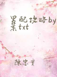 男配攻略by湮叶txt