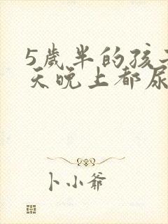 5岁半的孩子每天晚上都尿床是什么问题