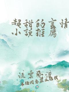 超甜的言情现代小说推荐