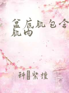 盆底肌包含哪些肌肉