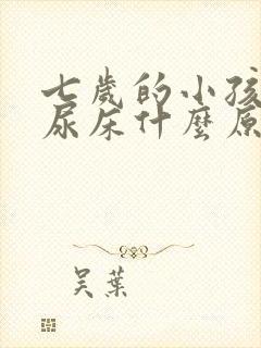 七岁的小孩老是尿床什么原因