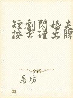 短剧闪婚夫人不按常理出牌